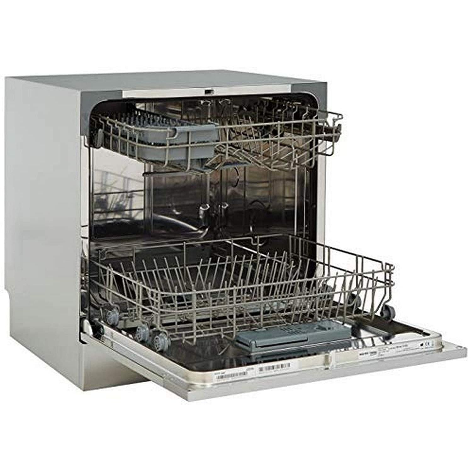 Voltas Beko 8 Place Table Top Dishwasher (DT8S, Silver)